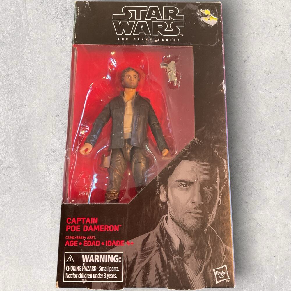 Star Wars Black Series 53 Captain Poe Dameron 6 Inch Figure Hasbro 2017